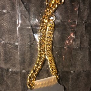 Punk Hip hop men Gold Link bracelet new fashion